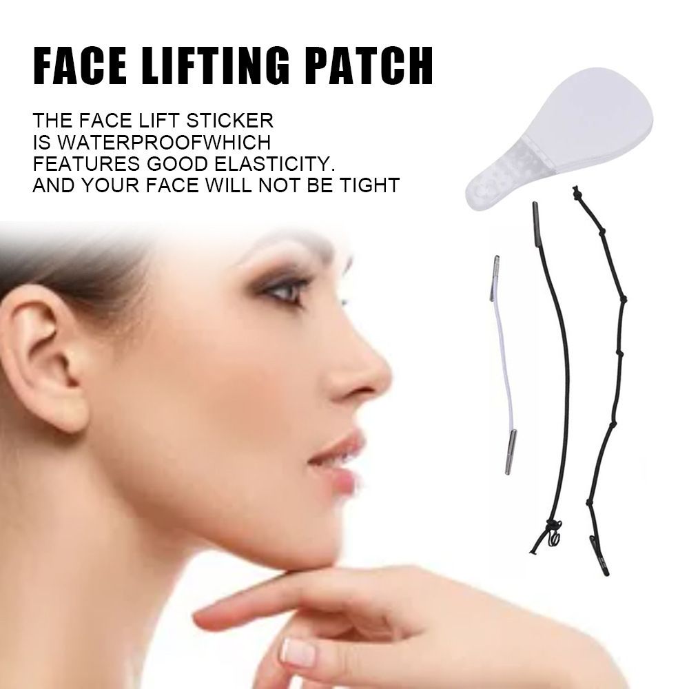 Face Lift Tape,40 Pcs Ultra-thin Invisible Face Tape with Lifting Ropes view 9