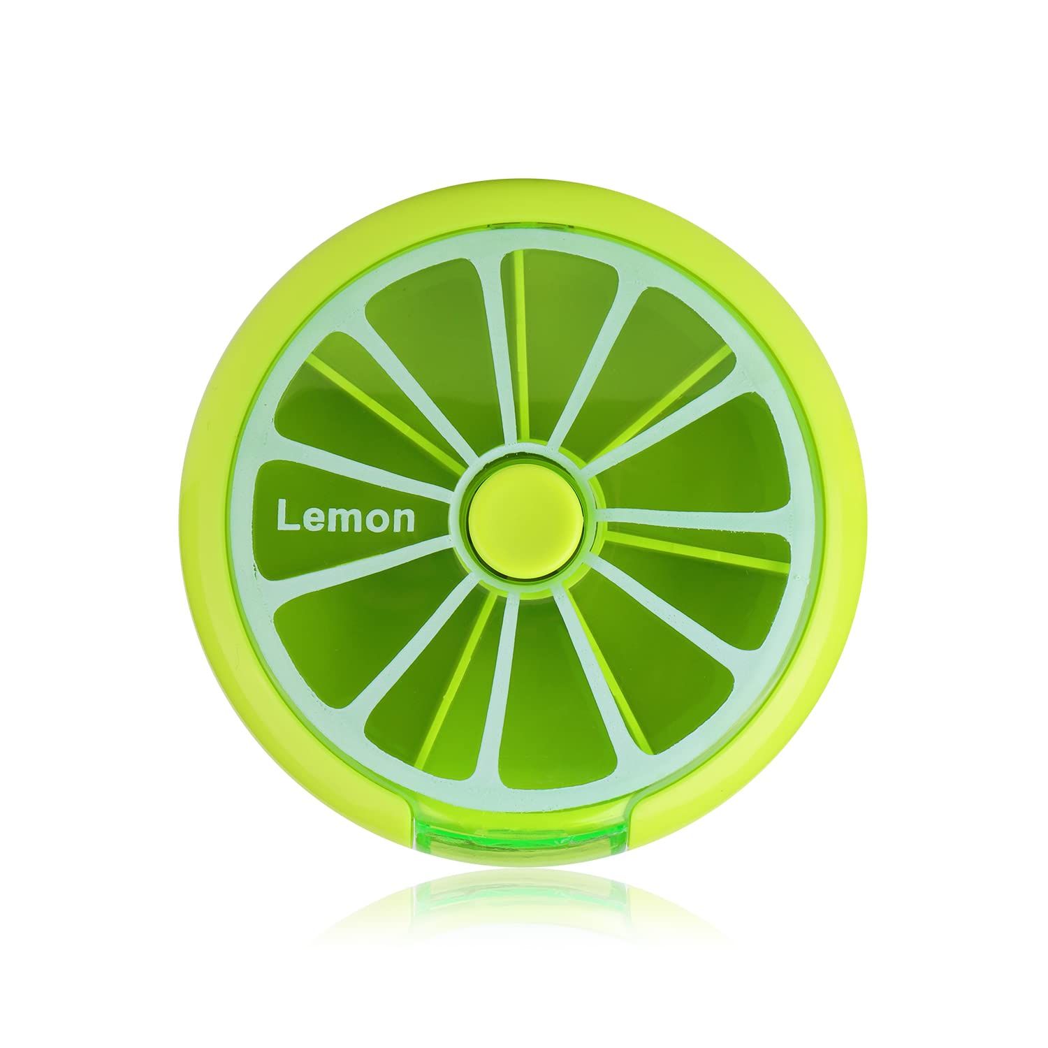 Creative Portable Mini 7 Day Weekly Circular Shape Rotary Cute Fruit Style view 2