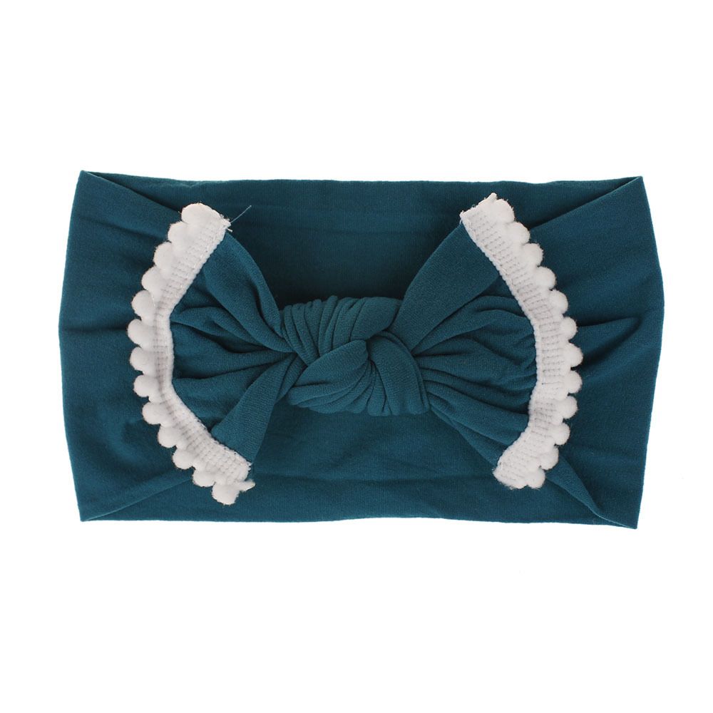 2 Colors Soft Wide Baby Headbands Hair Bow Headbands for Baby Girls Infants view 4