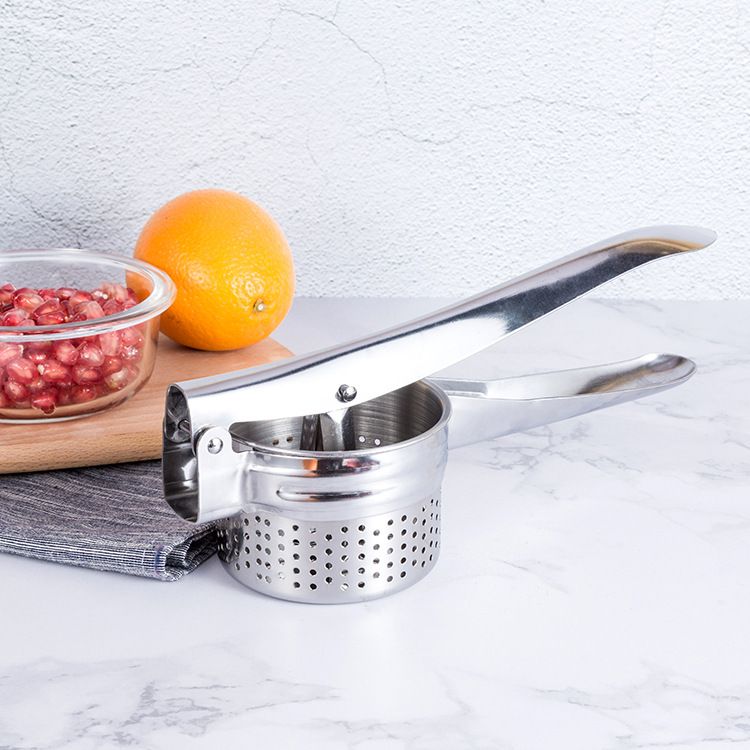 Multi-Purpose Squeezer Premium Stainless Steel Juicer Manual Food Grinder Hand view 4