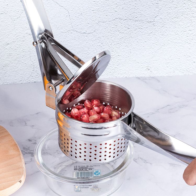 Multi-Purpose Squeezer Premium Stainless Steel Juicer Manual Food Grinder Hand view 6