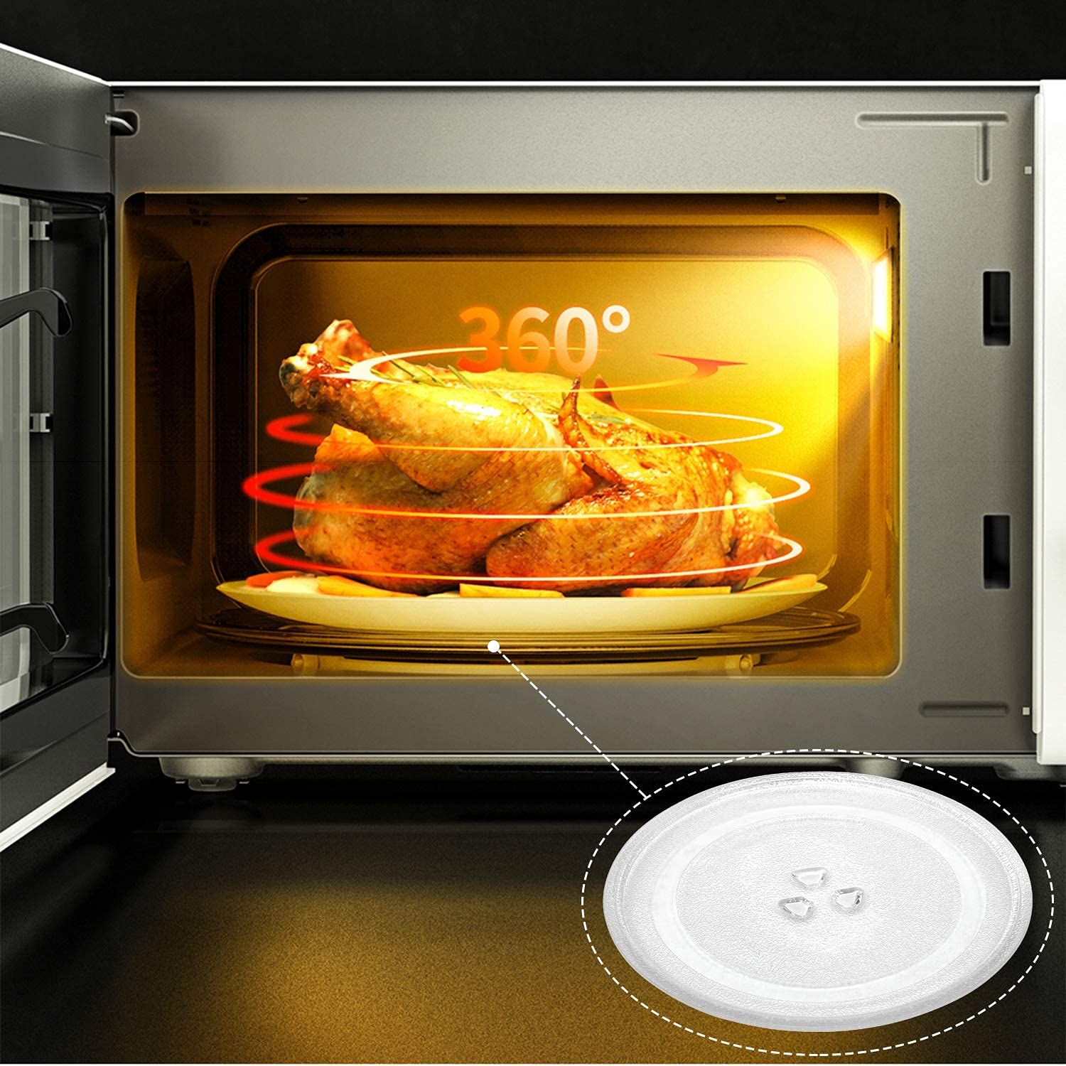 Microwave Glass Plate Replacement view 5