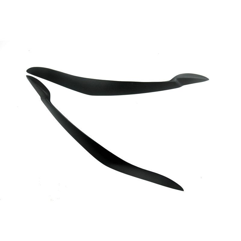 Headlight Eyebrow,1 Pair Headlight Eyebrow ABS Vehicle Eyelid Replacement for view 2