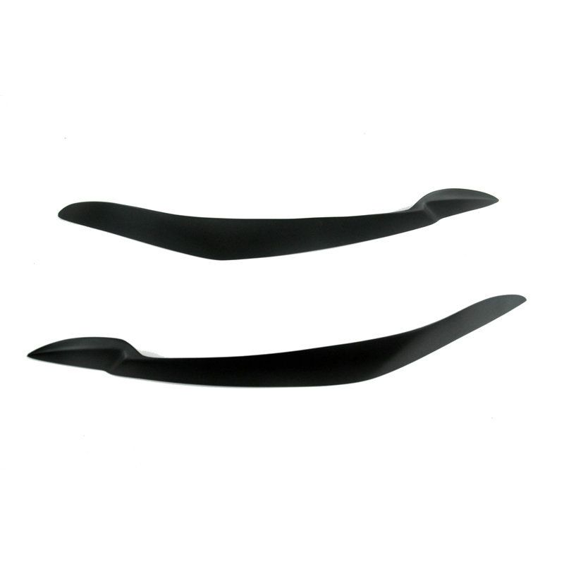 Headlight Eyebrow,1 Pair Headlight Eyebrow ABS Vehicle Eyelid Replacement for view 6