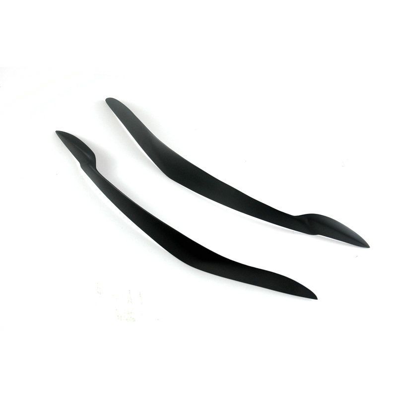 Headlight Eyebrow,1 Pair Headlight Eyebrow ABS Vehicle Eyelid Replacement for view 7