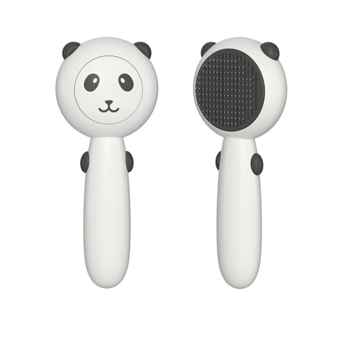 Cat Grooming Brush Panda-shaped Adorable Shedding Brush Massage Tool for view 4