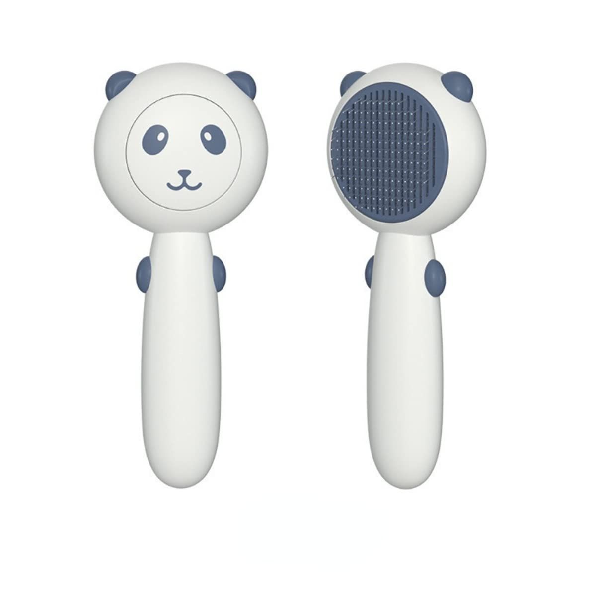 Cat Grooming Brush Panda-shaped Adorable Shedding Brush Massage Tool for view 5