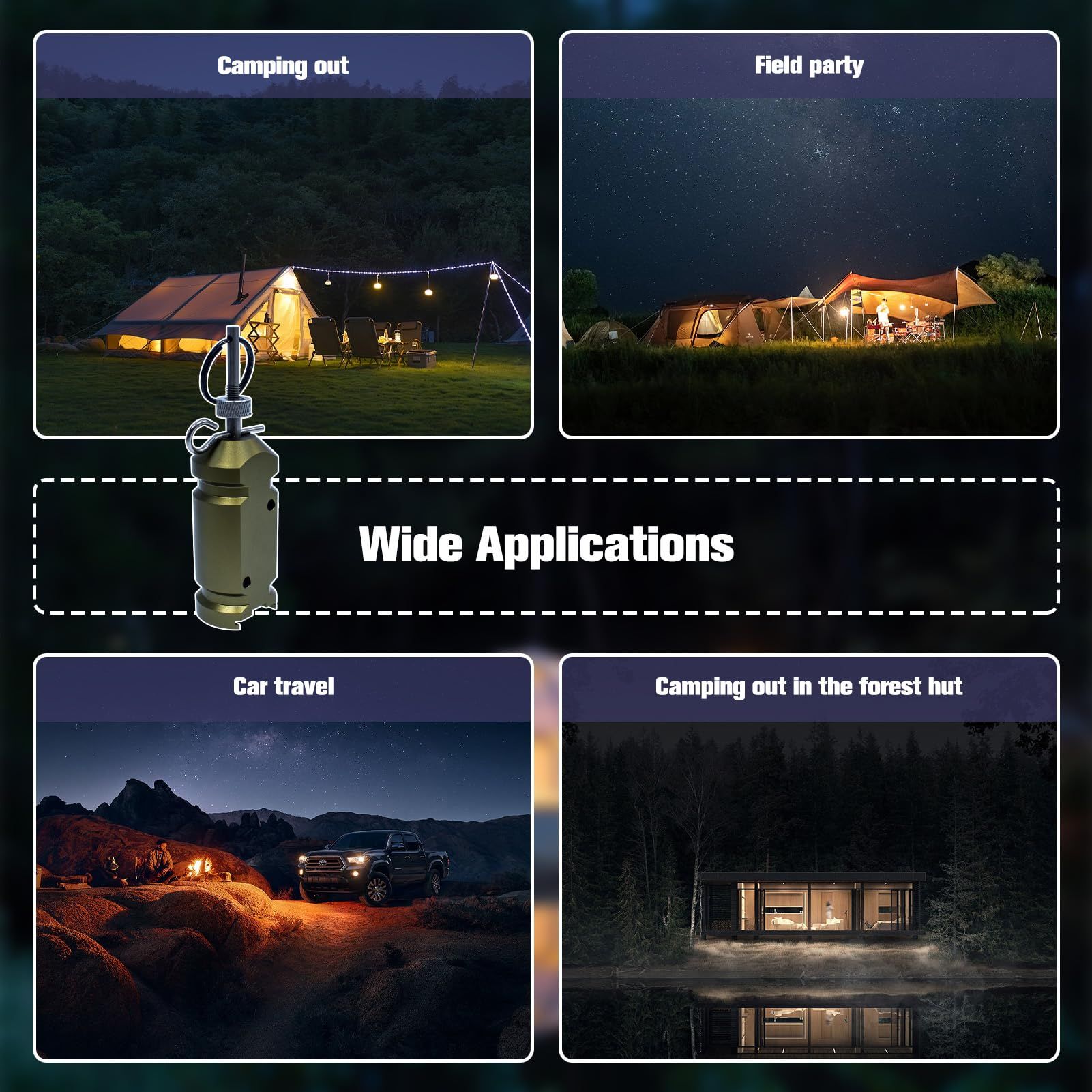 Camping Perimeter Trip Wire Alarm Device Gauge Accessories Warning Security view 8