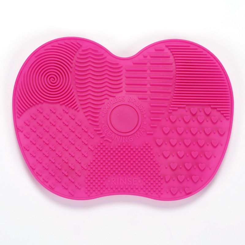 Silicon Makeup Brush Cleaning Mat Makeup Brush Cleaner Pad Cosmetic Brush view 3
