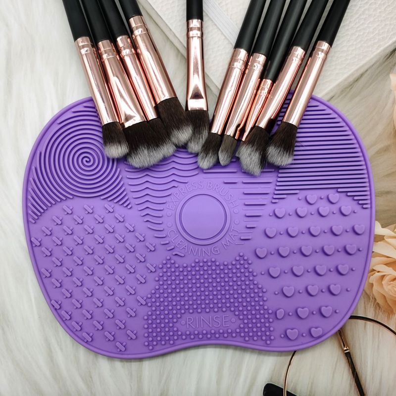 Silicon Makeup Brush Cleaning Mat Makeup Brush Cleaner Pad Cosmetic Brush view 8