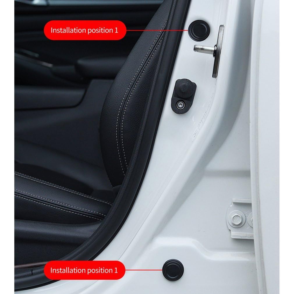 10pcs Car Door Shock Absorber Sound Insulation Cars Doors Closer Shock Pad view 5