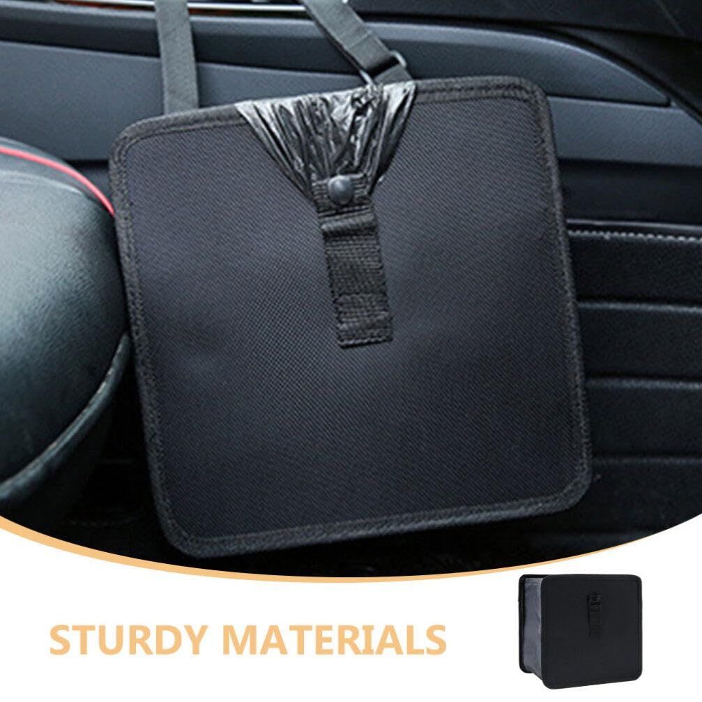 Hanging Car Trash Bag, Leakproof Car Trash Bin Hanging Collapsible Portable view 5