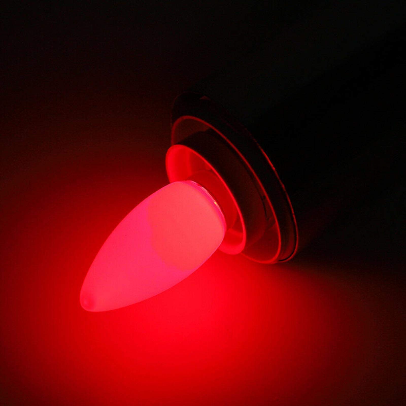 E12 Bulb Red LED Color Light Bulbs 1W LED Bulb Transparent Night Light Bulb view 4