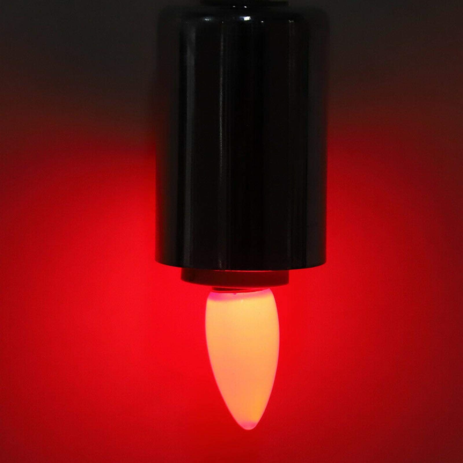 E12 Bulb Red LED Color Light Bulbs 1W LED Bulb Transparent Night Light Bulb view 6