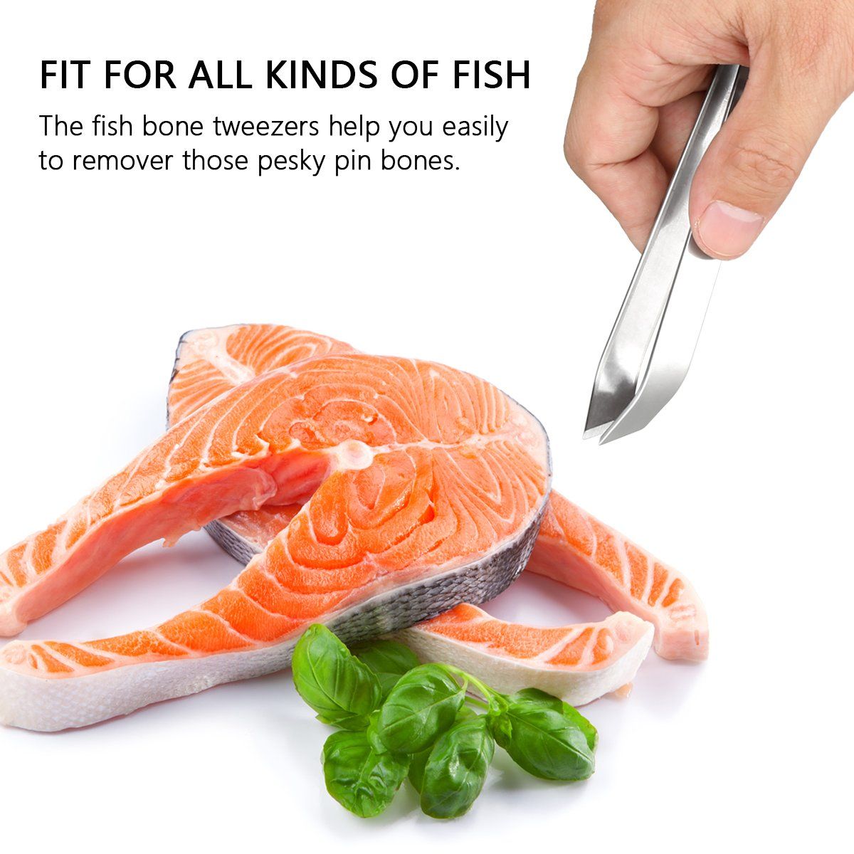 2 Pieces Fish Bone Tweezers view 10