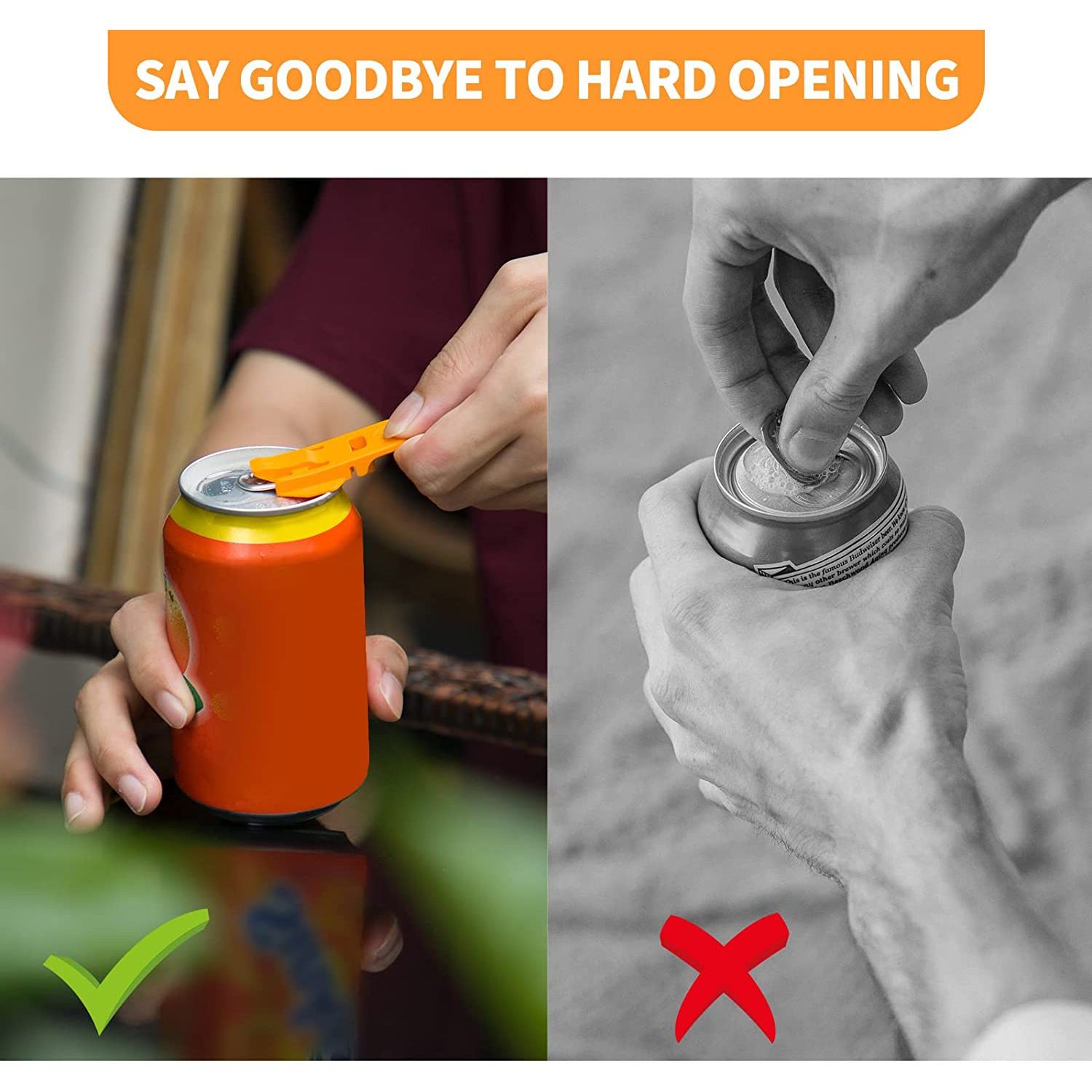 Manual Easy Can Opener, Beverage Can Cover Protector, Plastic Can Openers for view 9