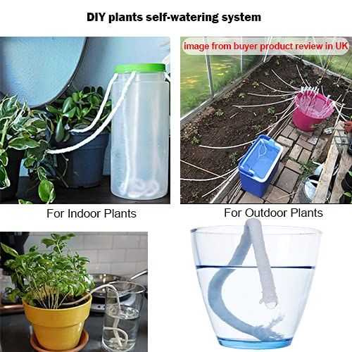 8mm 10m Self Watering Capillary Wick Cord Vacation Plant Sitter DIY Hydroponic view 7