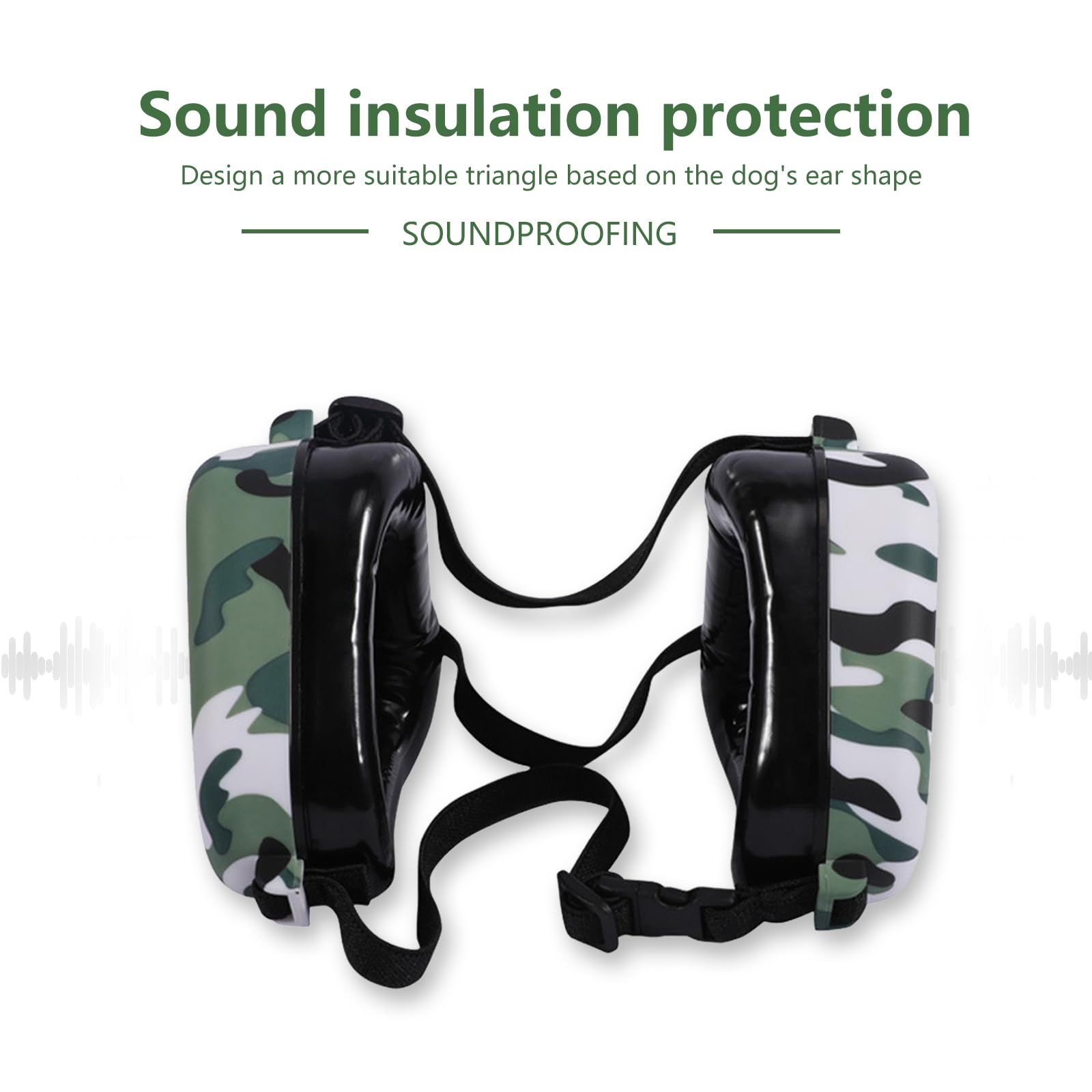 Dog Ear Muffs Noise Protection Adjustable Dog Earmuffs Ear Protection for Dogs view 3