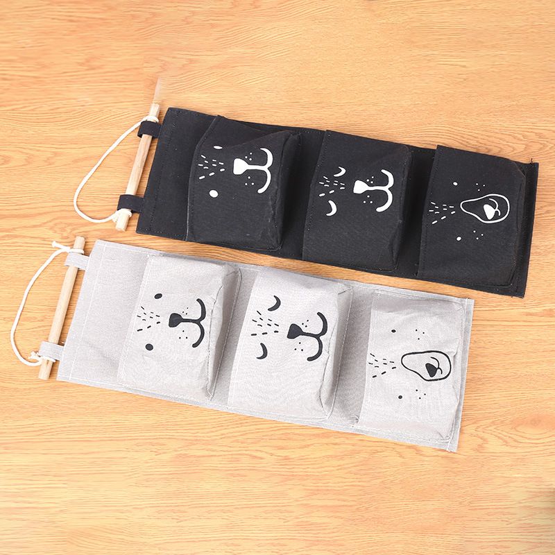 Large Wall Hanging Organizer with 3 Storage Pockets-Space saver for Playroom view 6