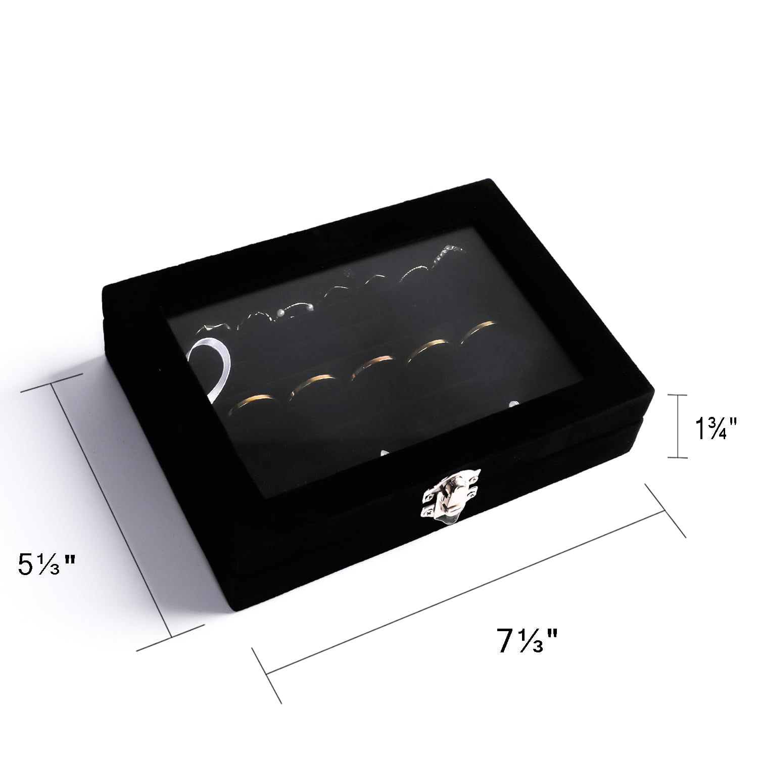 Earring Organizer Tray with Clear Lid view 7