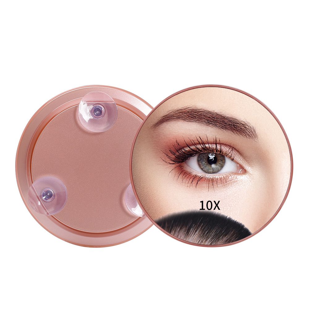 With Suction Cups Stick On With 10X Magnification Portable Travel Makeup view 2
