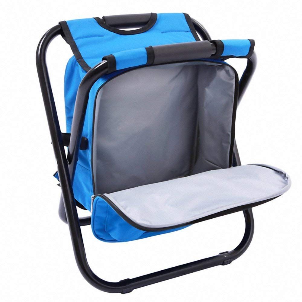 Backpack Chair Foleable Camping Fishing Stool with Cooler Insulated Bags view 7