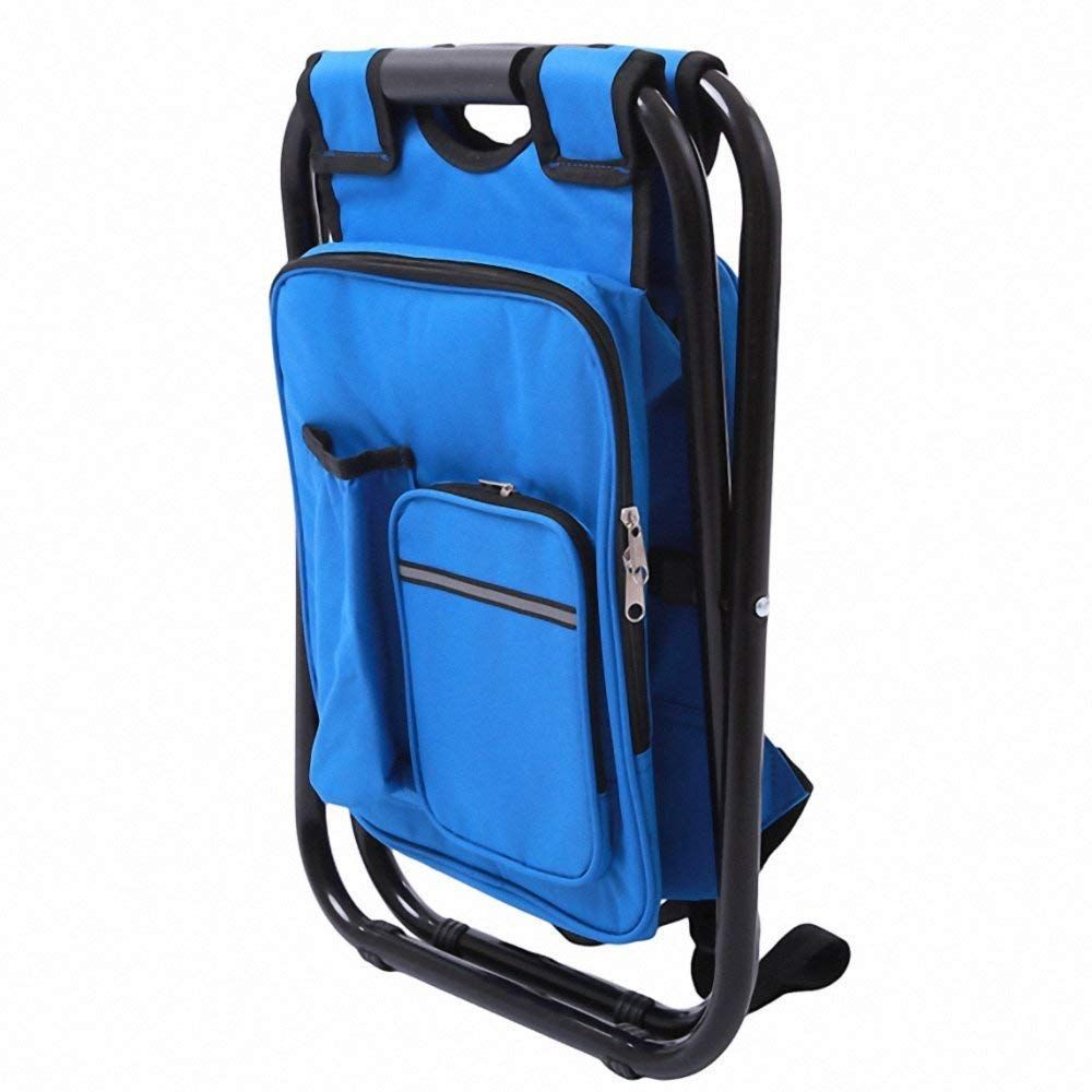 Backpack Chair Foleable Camping Fishing Stool with Cooler Insulated Bags view 9