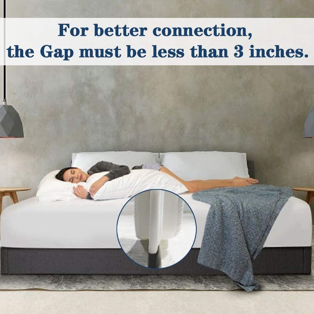 Thicken Memory Bed Gap Filler Adjustable Bed Bridge Mattress Connector with view 10