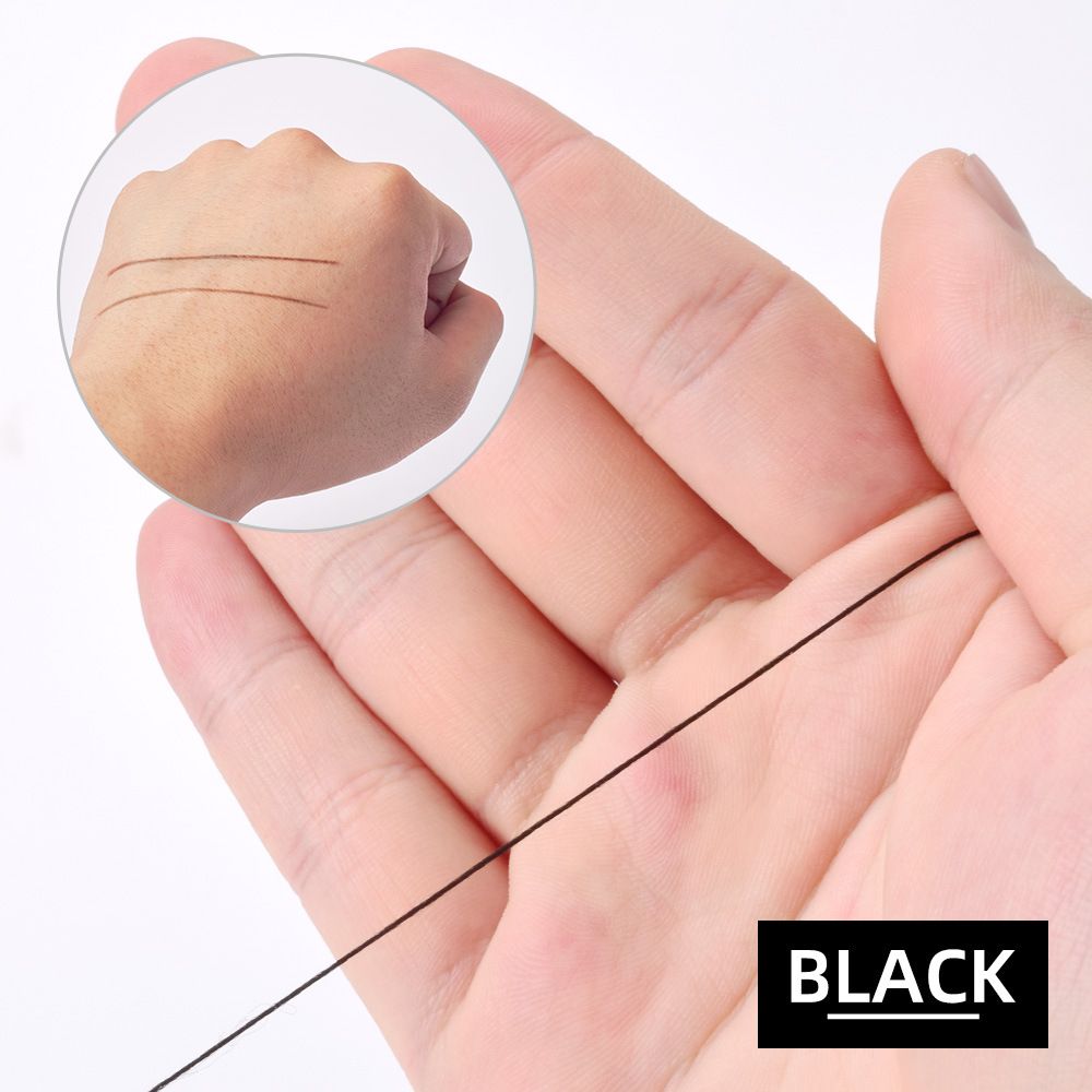 2pcs Pre Inked Microblading String Professional Eyebrow Ruler Thread Eyebrow view 6