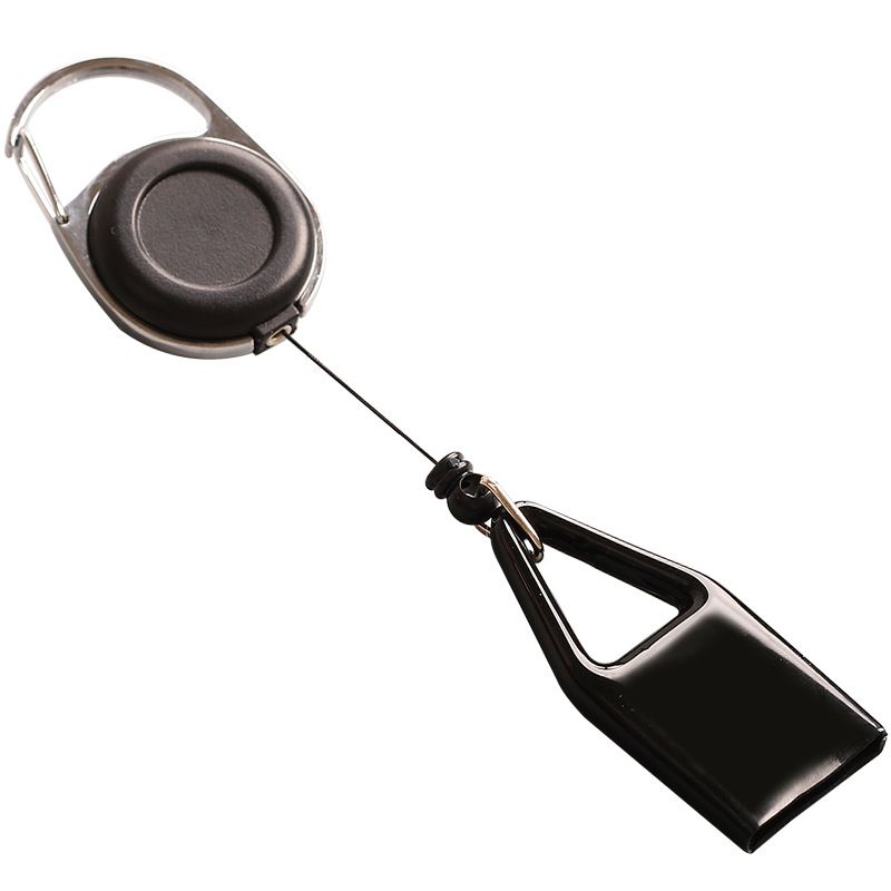 Black Retractable Lighter Leash For Men and Women Retractable Lighter Clip view 4