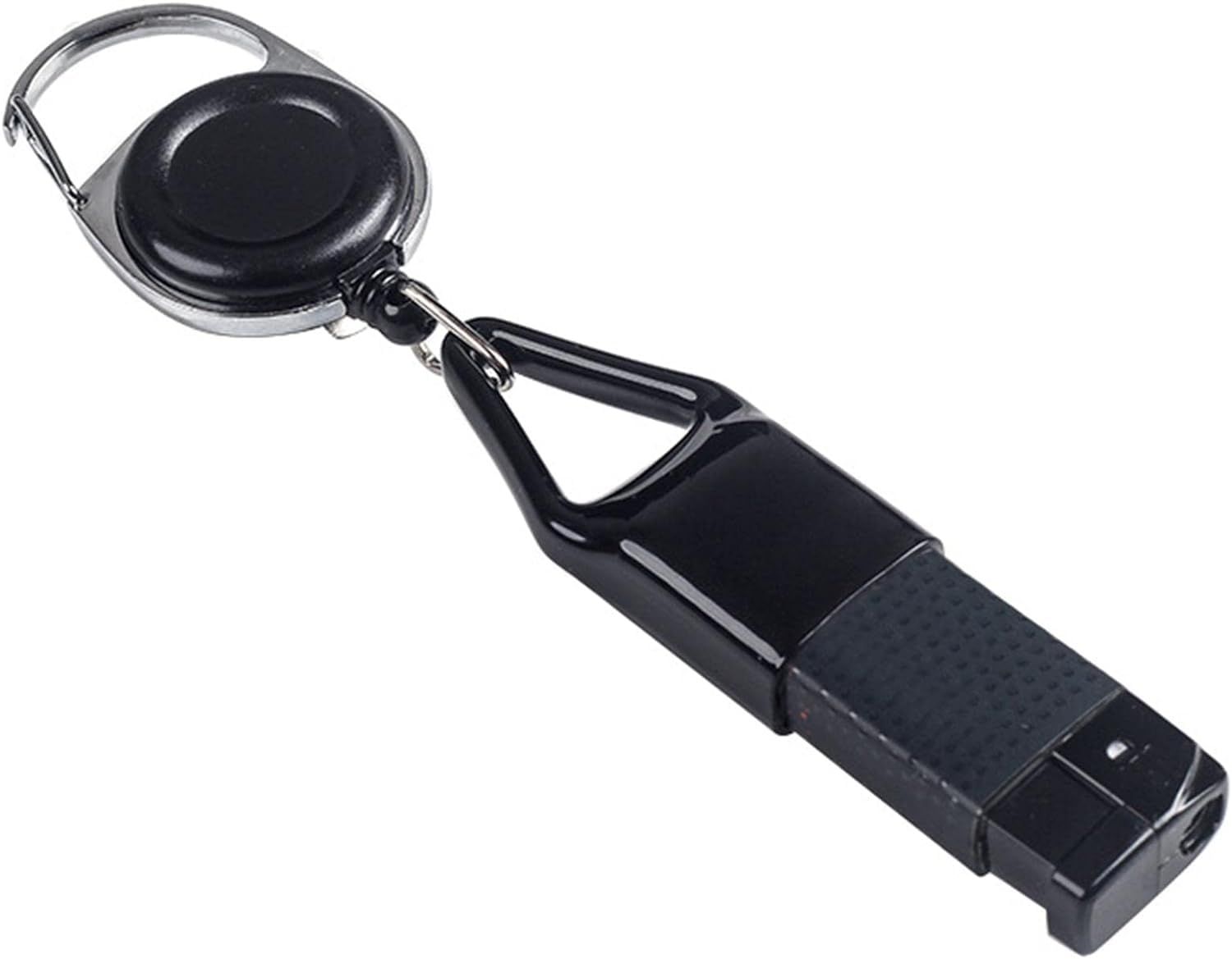 Black Retractable Lighter Leash For Men and Women Retractable Lighter Clip view 10