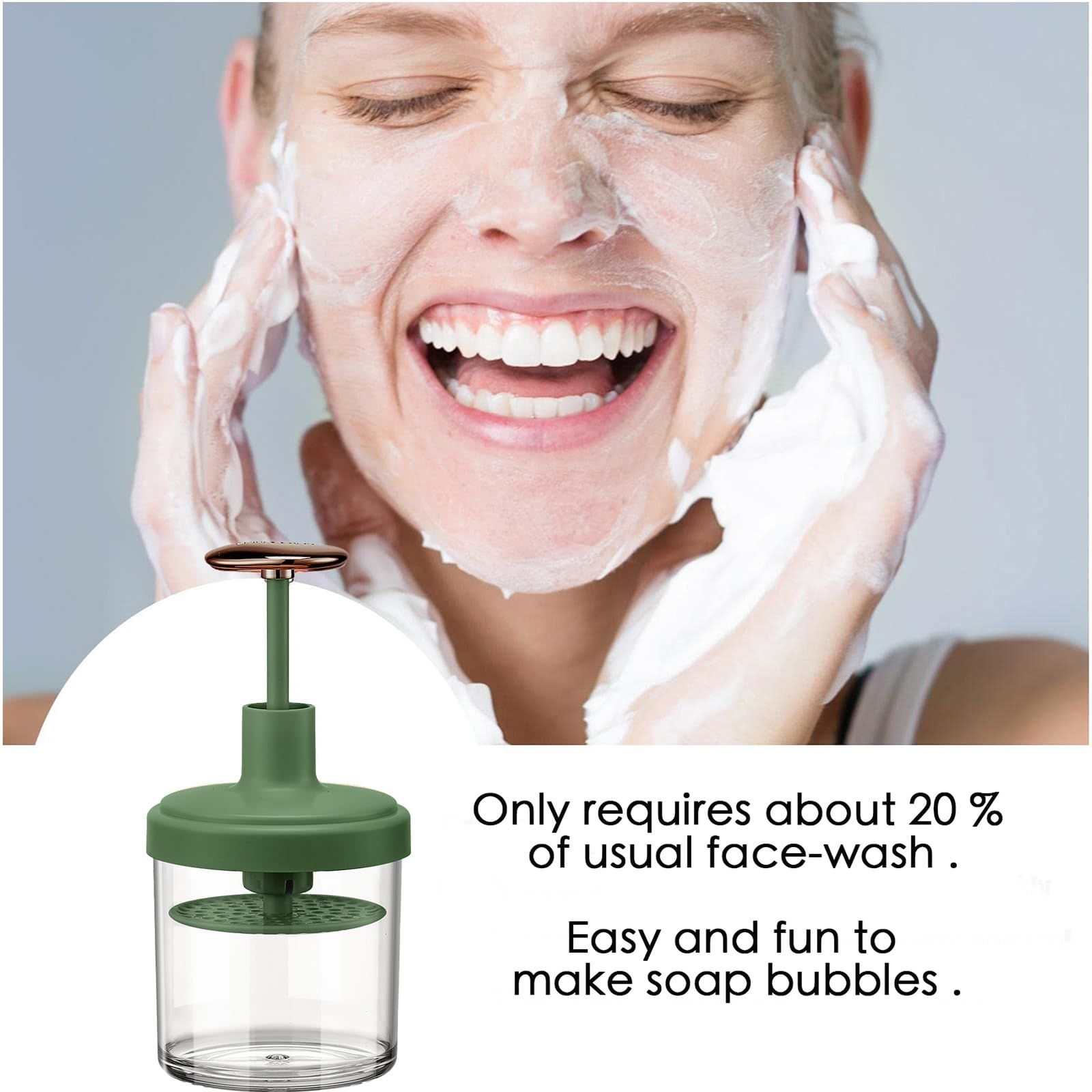 Gentle Deep Cleanser ，Rich Foam Maker for Face Wash，Foam Cleanser and Wash view 10
