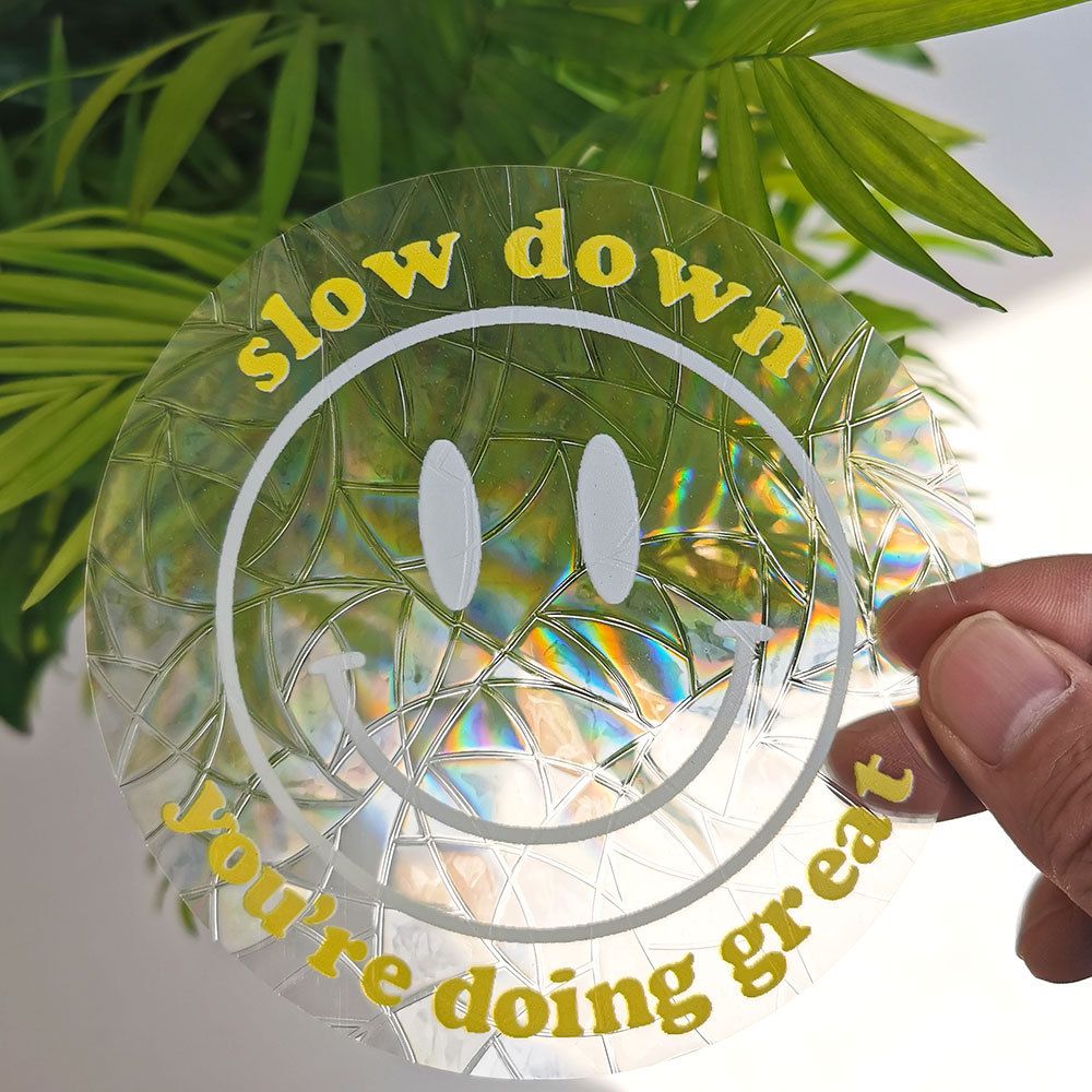 Rainbow Suncatcher , Stickers Window Decals for Bird Strikes, Non Adhesive view 4