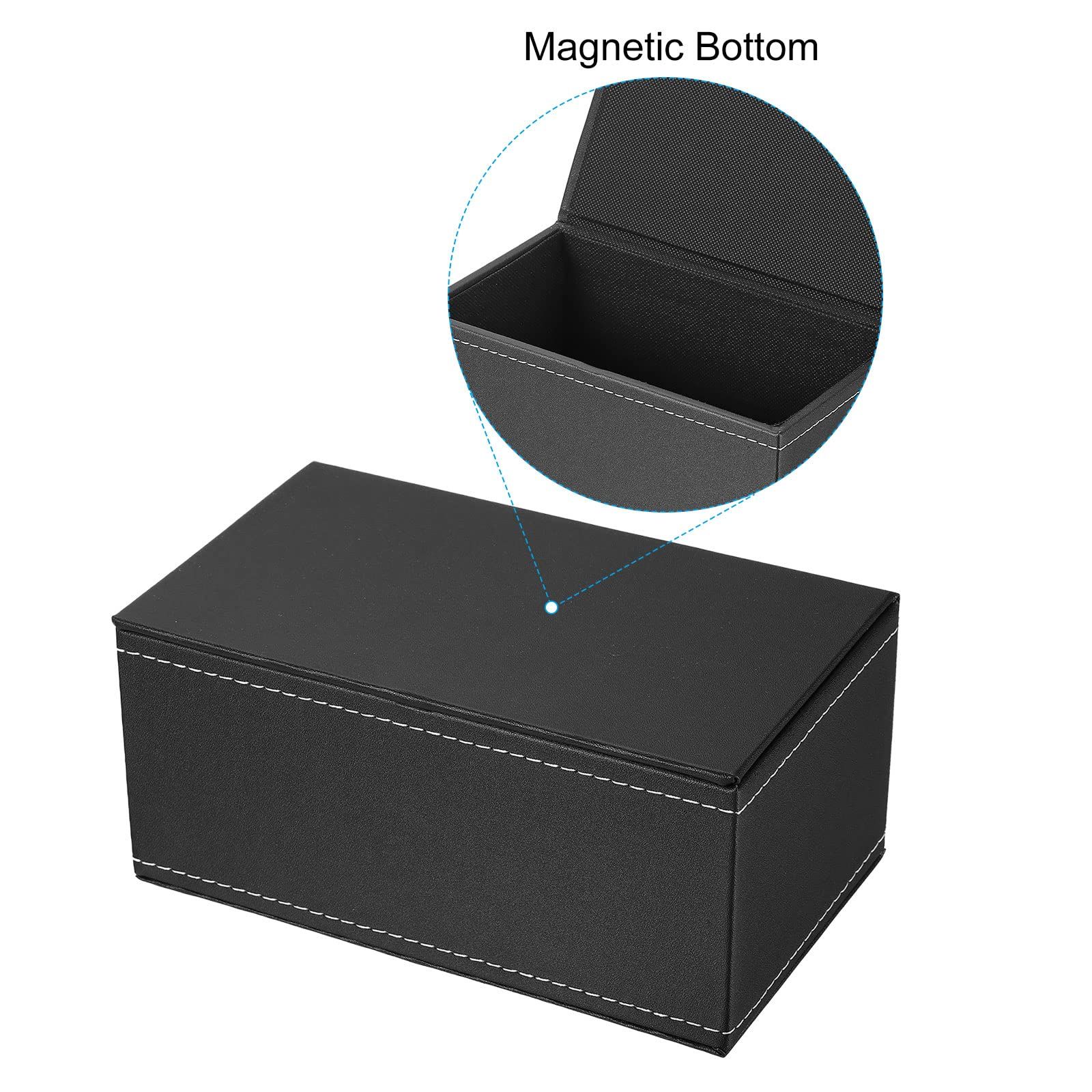 Tissue Box Cover, Leather Rectangle Waterproof Napkin Paper Towel Dispenser view 7