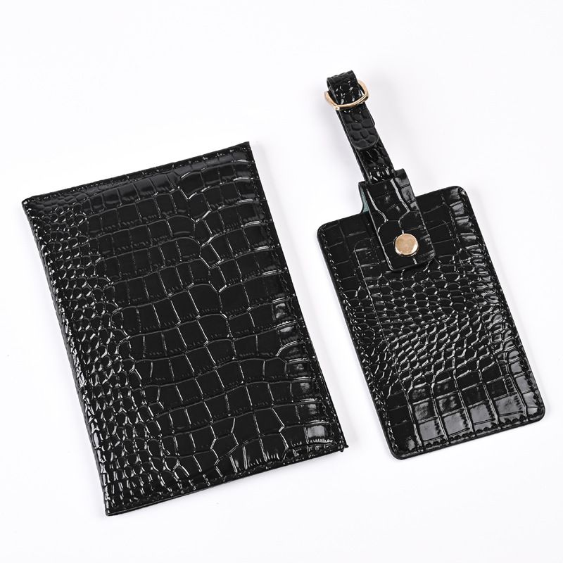 Leather ID Badge Card Holder Wallet with Card Slots view 2