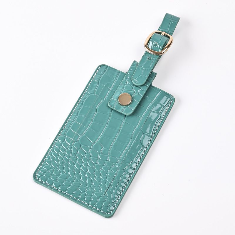 Leather ID Badge Card Holder Wallet with Card Slots view 6