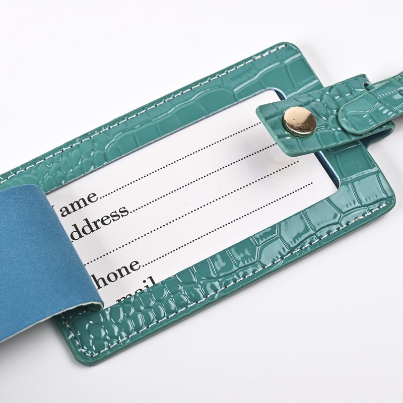 Leather ID Badge Card Holder Wallet with Card Slots view 8