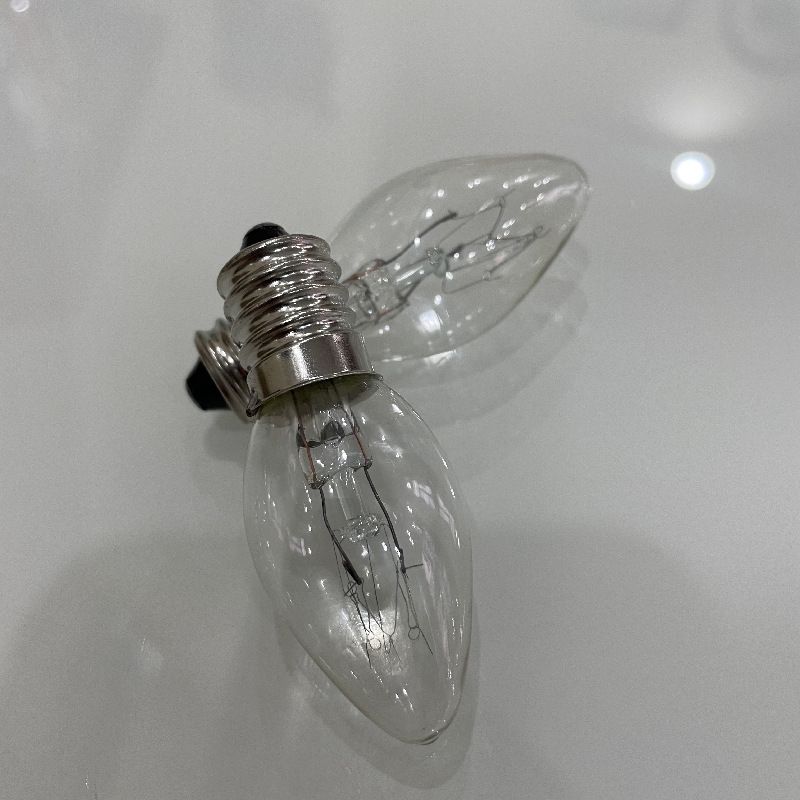 2pcs/Pack Small Screw Candle Bulbs watt Clear Edison Screw in Bulb Warm White view 3
