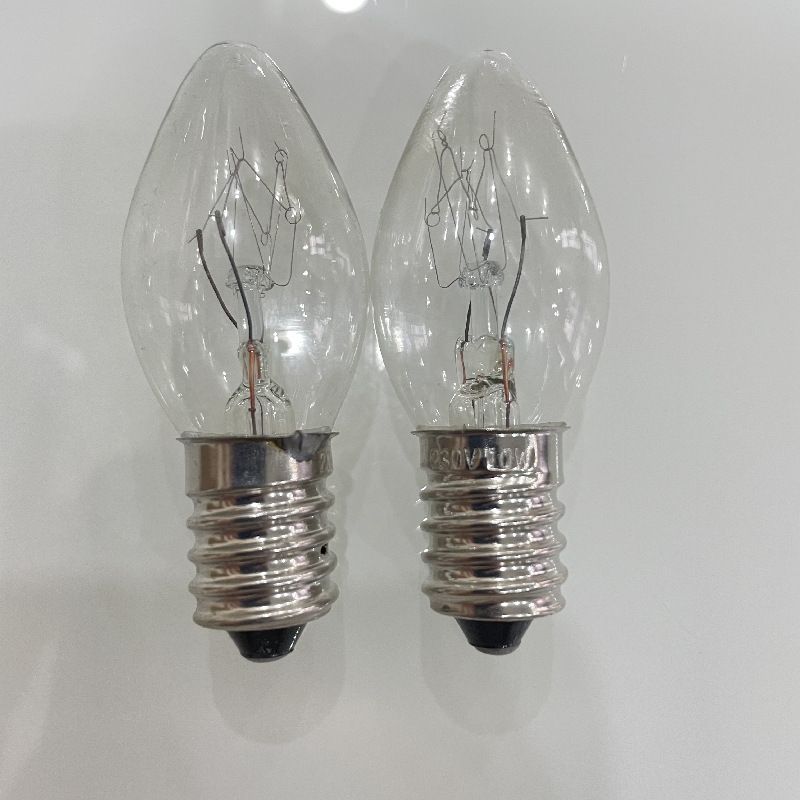 2pcs/Pack Small Screw Candle Bulbs watt Clear Edison Screw in Bulb Warm White view 6
