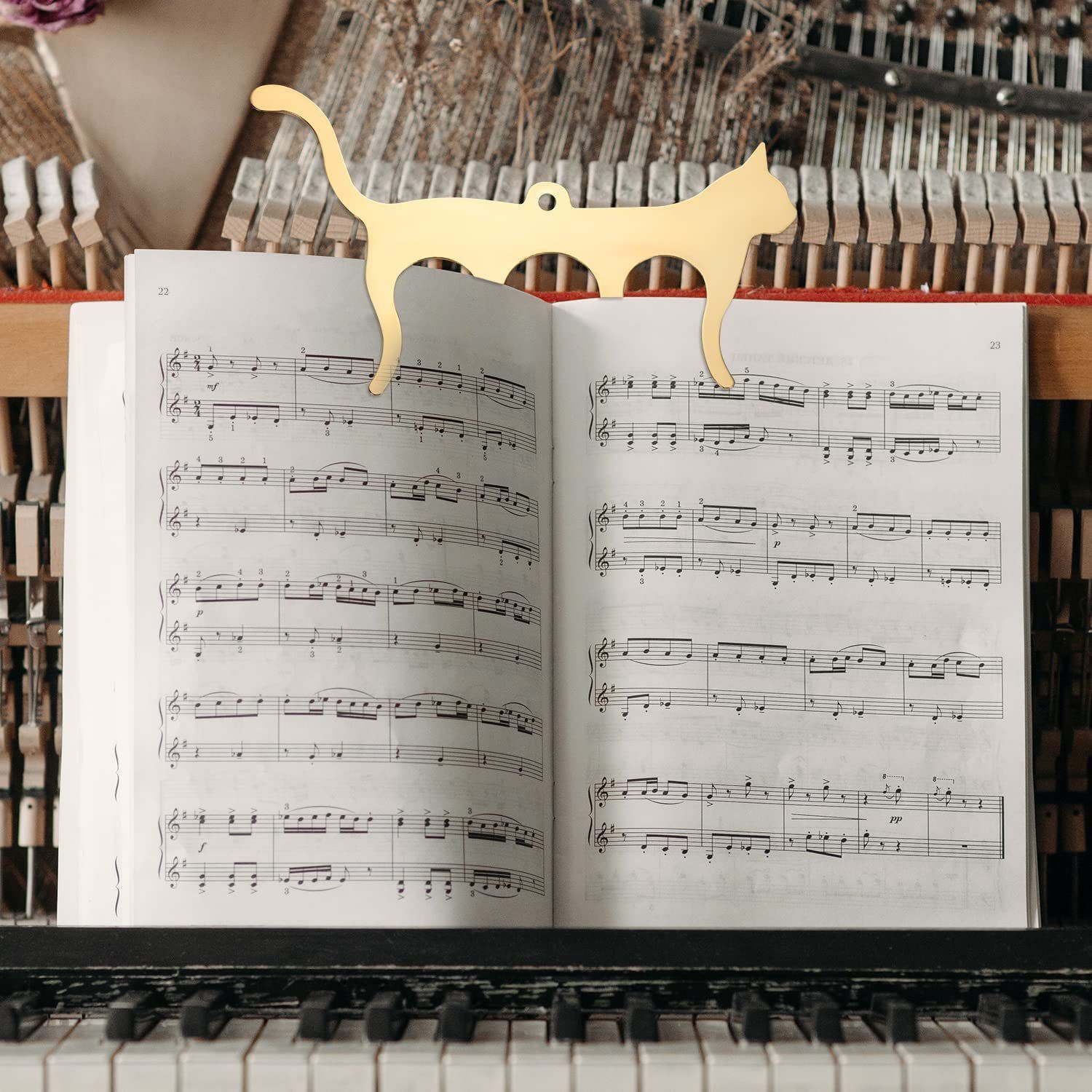 Metal Music Book Clips Sheet Music Page Holder Clips for Sheet Music Stands view 9