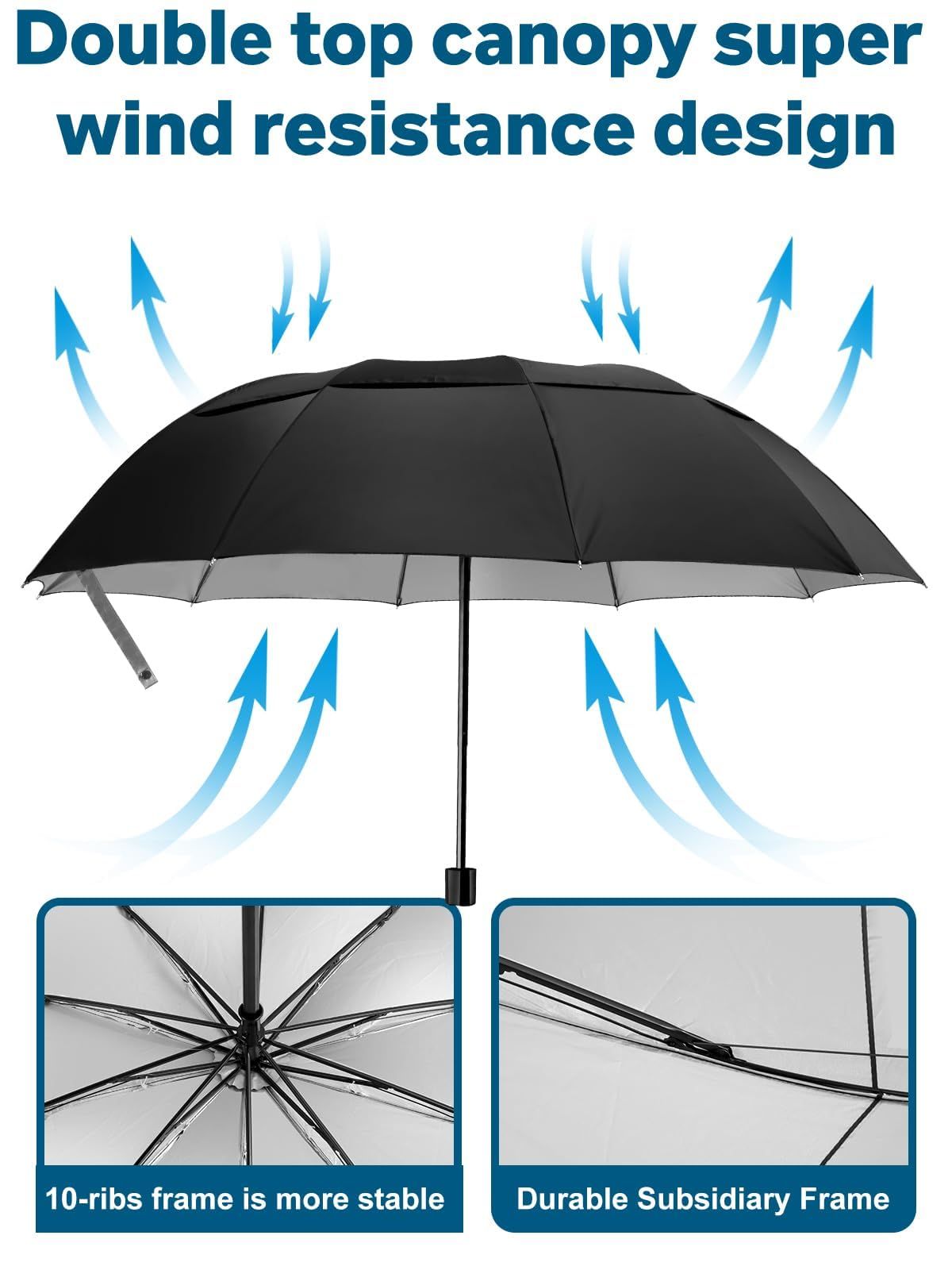 UV Protection Compact Golf Umbrella view 10