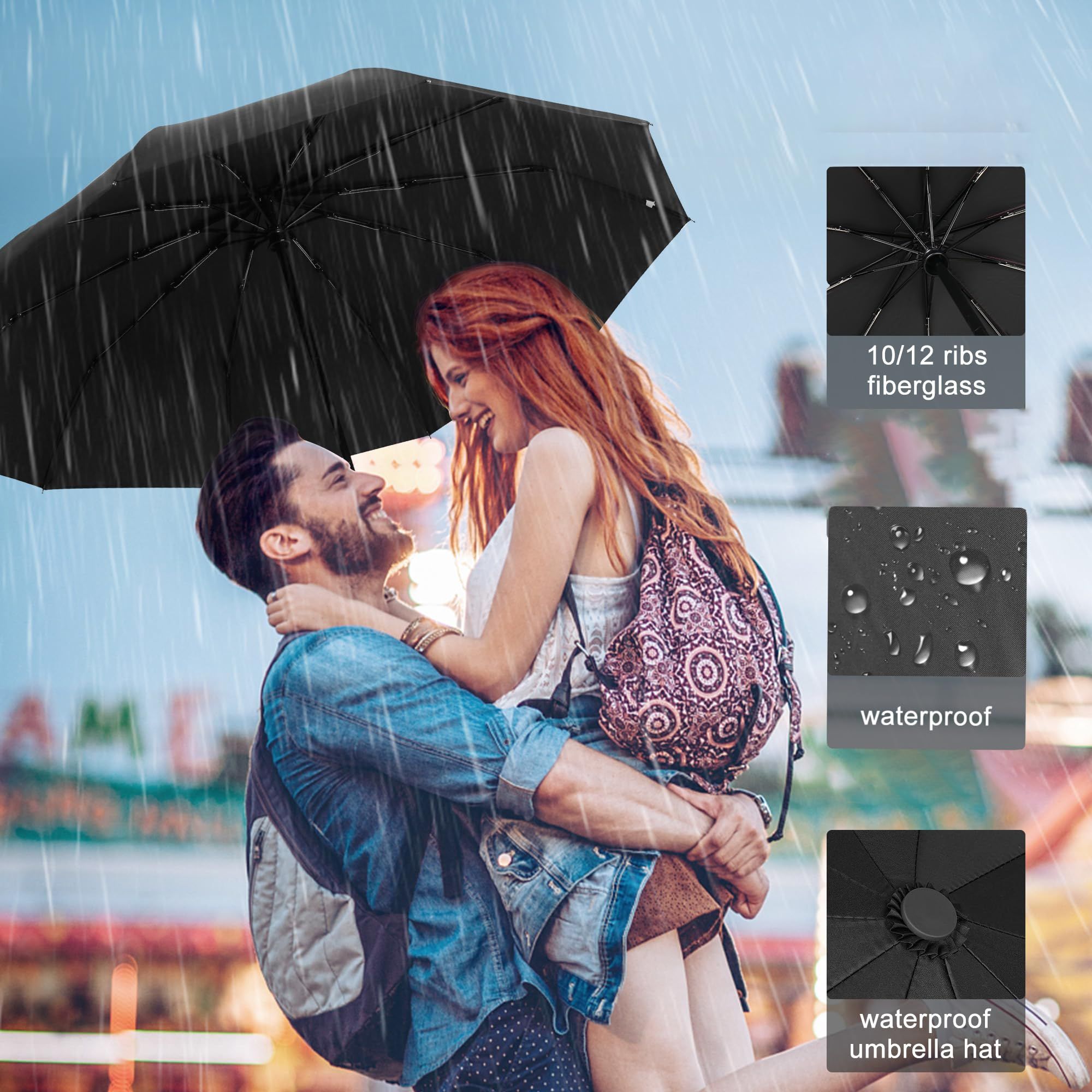 Protection Umbrella for Rain Windproof view 10
