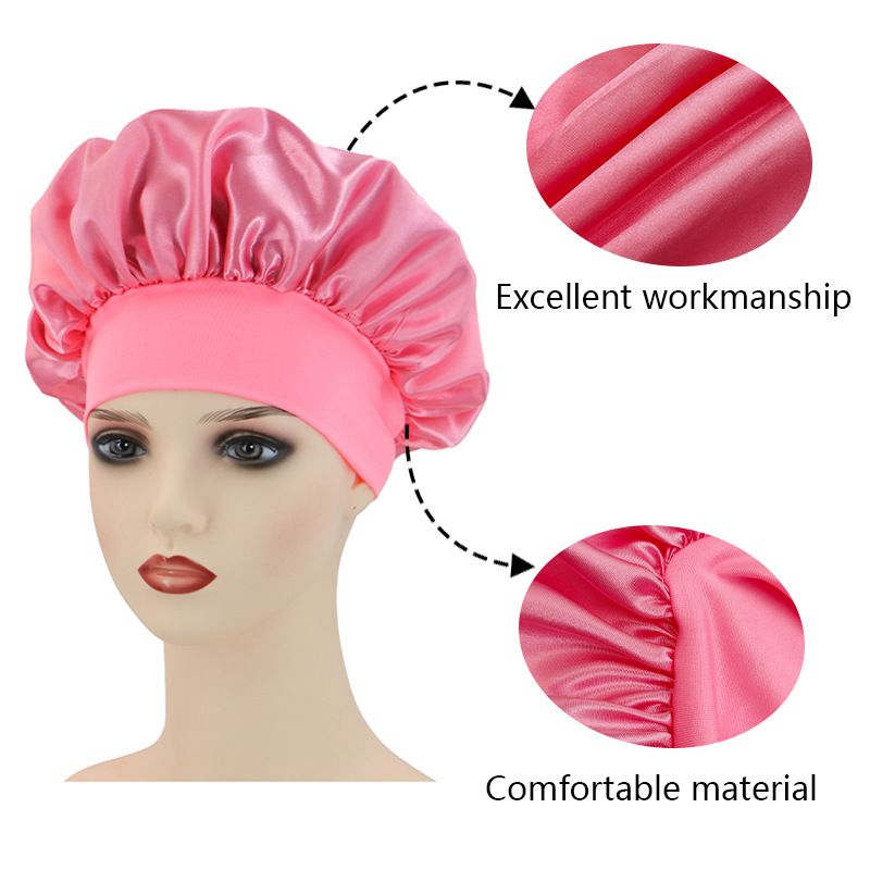 Sleep caps for Women Natural Hair Bonnets Satin Bonnet for Hair Loss Satin view 5