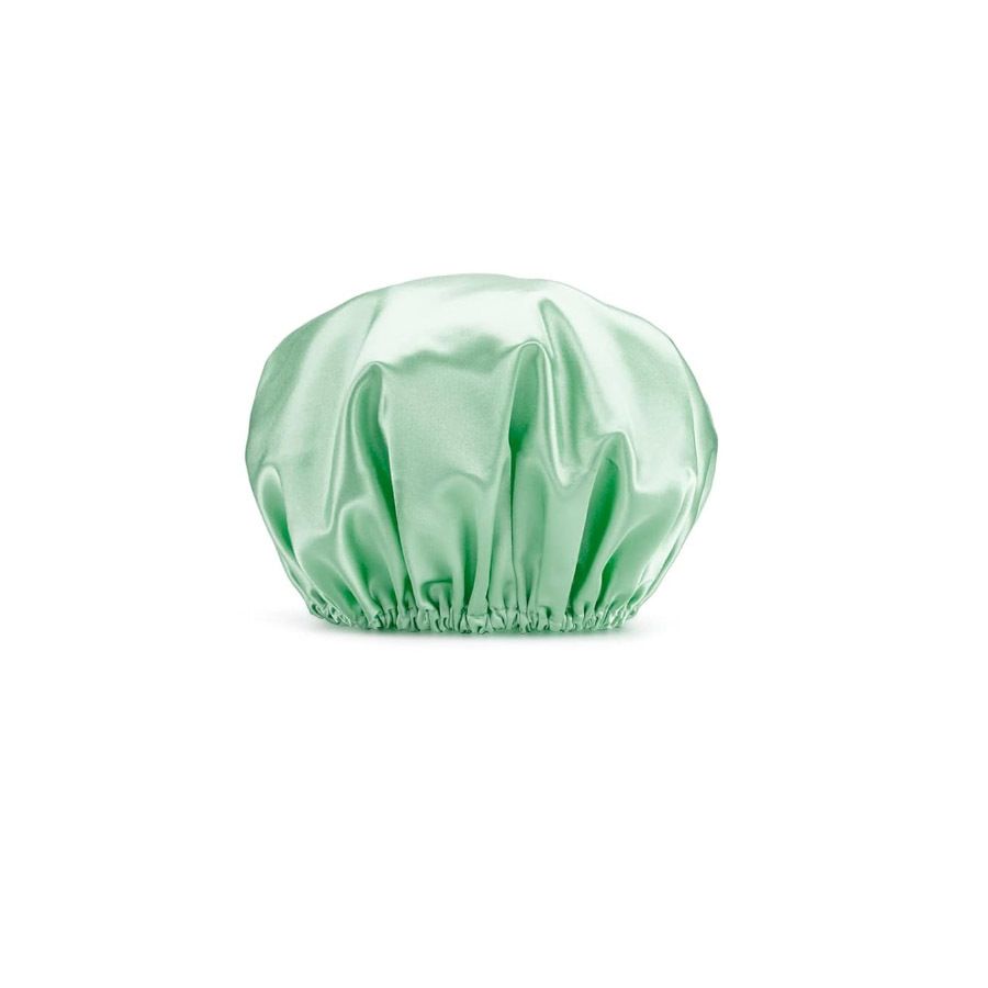 Shower Caps for Women Reusable Waterproof view 2
