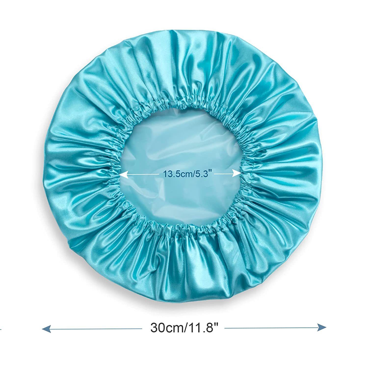 Shower Caps for Women Reusable Waterproof view 3