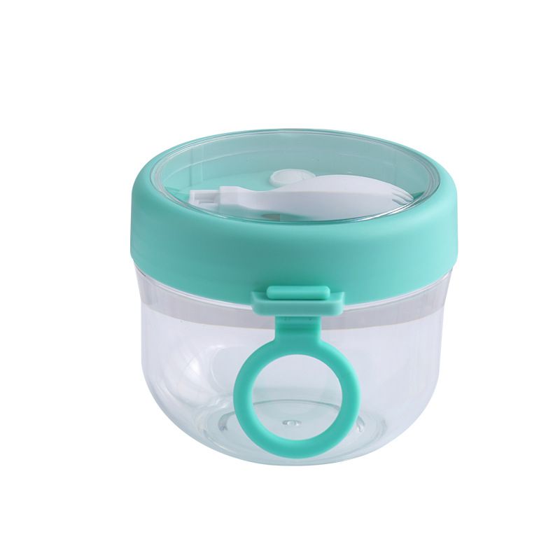 2 Pcs Overnight Oats Container with Lids and Spoons view 2