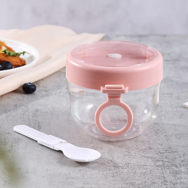 2 Pcs Overnight Oats Container with Lids and Spoons view 5