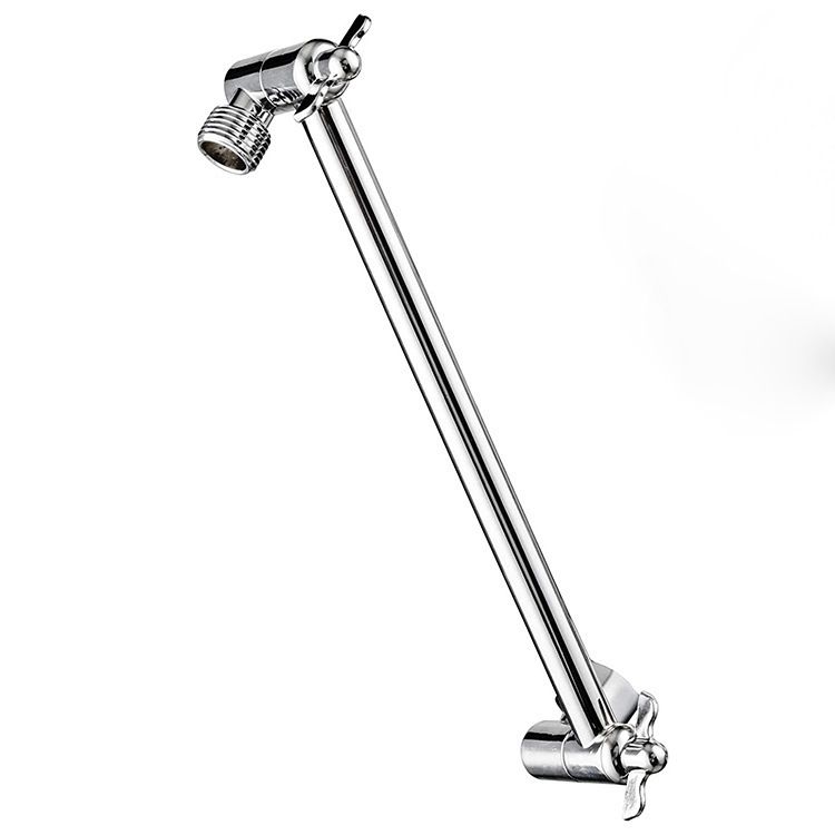 11 Inch Extra Long Adjustable Shower Head Extension Arm With Locking Set Screw view 3