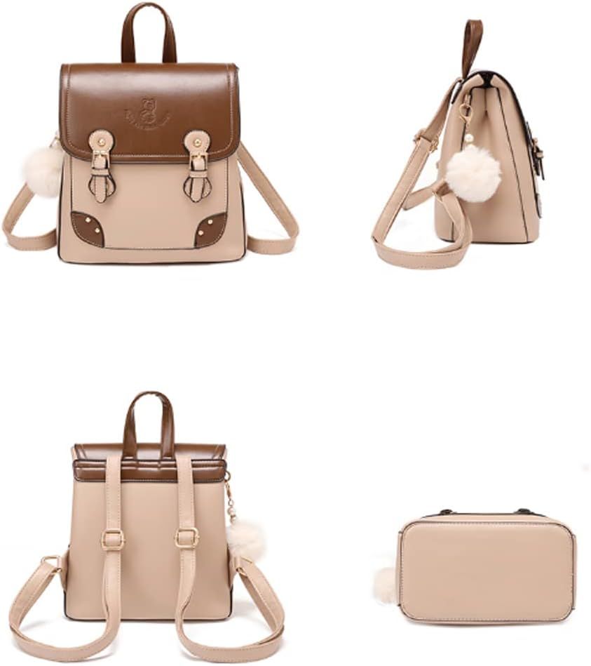 Backpack Purse For Women Cute Fashion Leather Backpack Japanese Style Handbag view 9