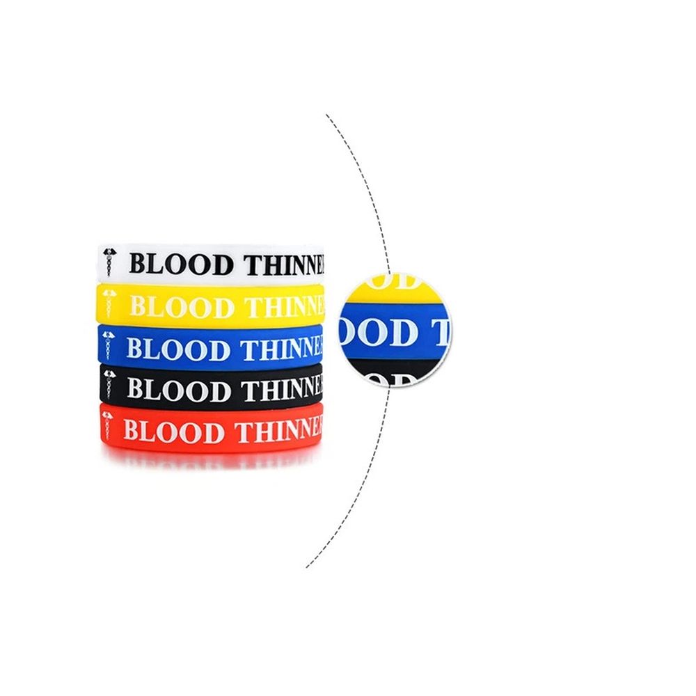 10 Pack Rubber Silicone Sport Medical Emergency Alert ID Bracelets Wristband
